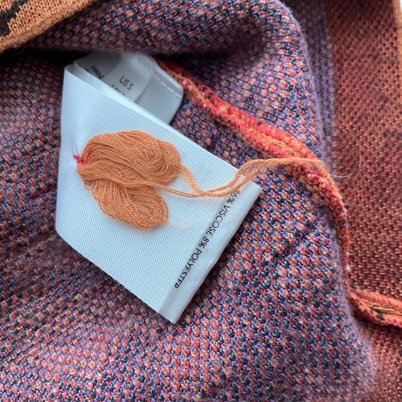 Maeve Small Red Floral Knit Midi Skirt with Multicolor Print - Picture 10 of 11